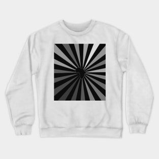 silver black stripes towards Africa map Crewneck Sweatshirt